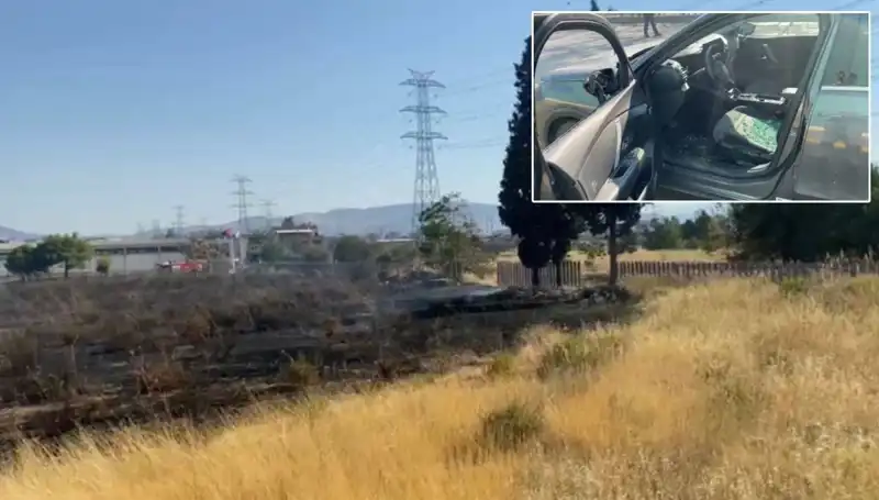 İzmir'deki Otluk Yangını, AVM Otoparkını Tehlikeye Atıyor!