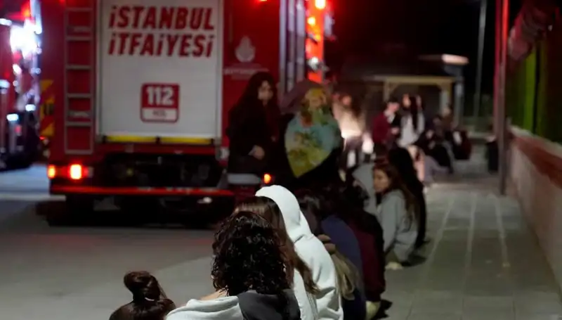 2500 Kişilik Kız Öğrenci Yurdunda Yangın: Acil Durum Yönetimi Test Edildi