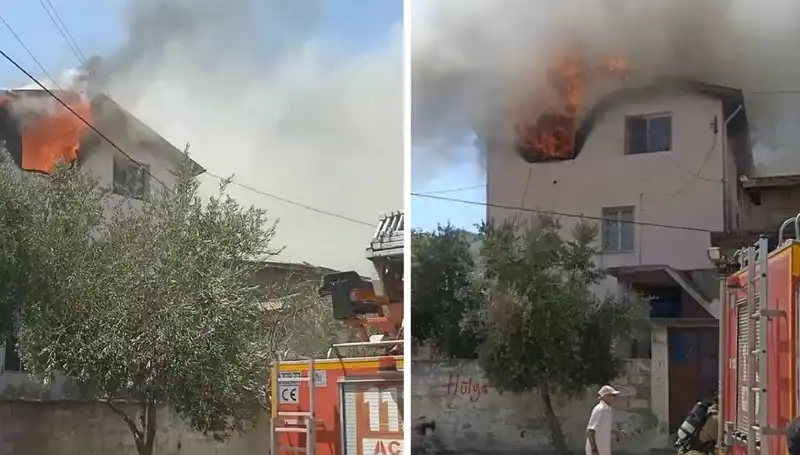 Hatay'da Yangın Korkuttu: Küçük Çocuk Hastaneye Kaldırıldı