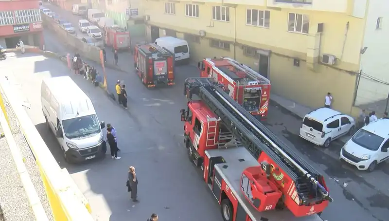 İstanbul’da Tekstil Atölyesinde Korkutan Yangın: Yangın Çıktı, Çalışanlar Tahliye Edildi