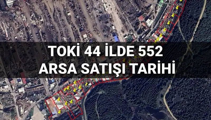 TOKİ’nin 552 Arsa Satışı: Ayrıntılar ve İmar Durumları 2025 Açık Artırmalarında