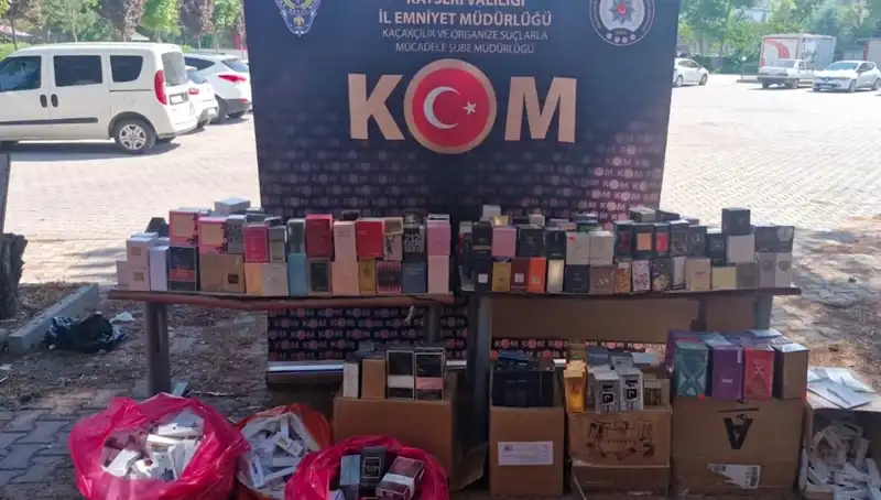 Kayseri'de Kaçak Parfüm Operasyonu: İki Şüpheli Gözaltına Alındı!