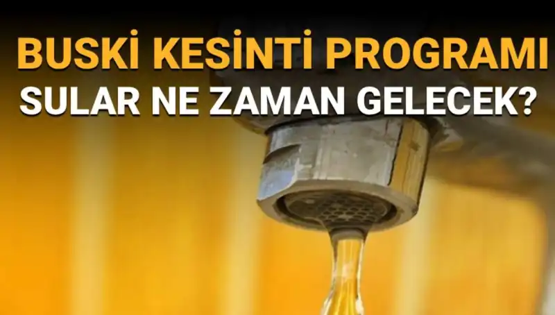 Bursa Nilüfer'de Su Kesintileri Ne Zaman Bitecek? İşte Program!
